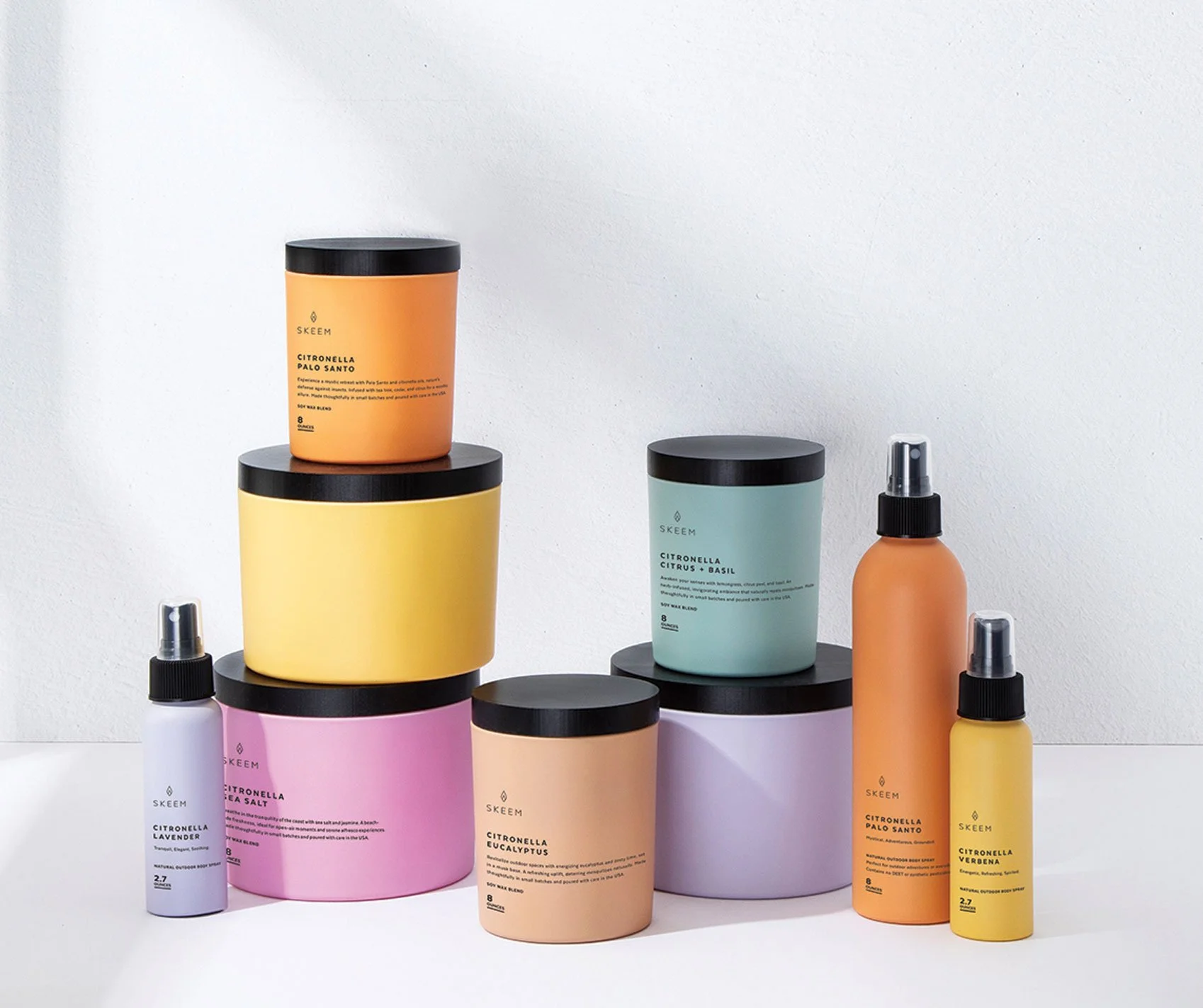 Verbena Aura Citronella Candle — Skeem Design